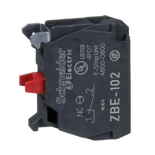 Schneider Electric | ZBE102 - Hilfsschalterblock, ZBE 22mm, 1Ö, MENGE: 5 Schneider Electric | ZBE102 - Hilfsschalterblock, ZBE 22mm, 1Ö, MENGE: 5 von Schneider Electric