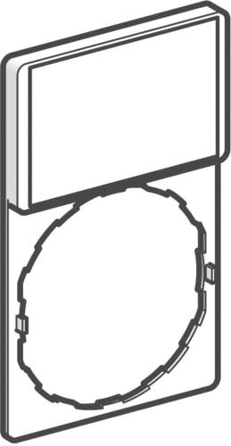 Schneider Electric ZBZ33 Schildträger (L x B) 50mm x 30mm unbeschriftet von Schneider Electric