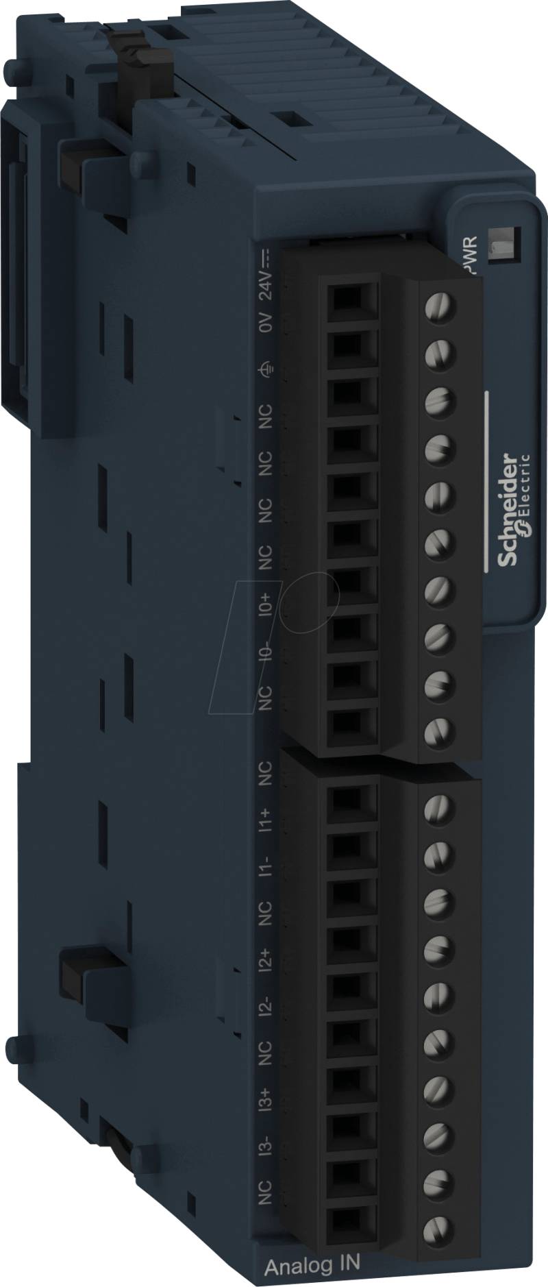 TM3AI4 - Modul, 4 analoge Eingänge, 24 x 90 x 70 mm von Schneider Electric