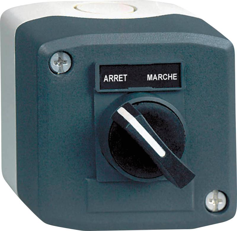 XALD134 - Aufbaugehäuse, Start / Stop, 1 Schließer von Schneider Electric