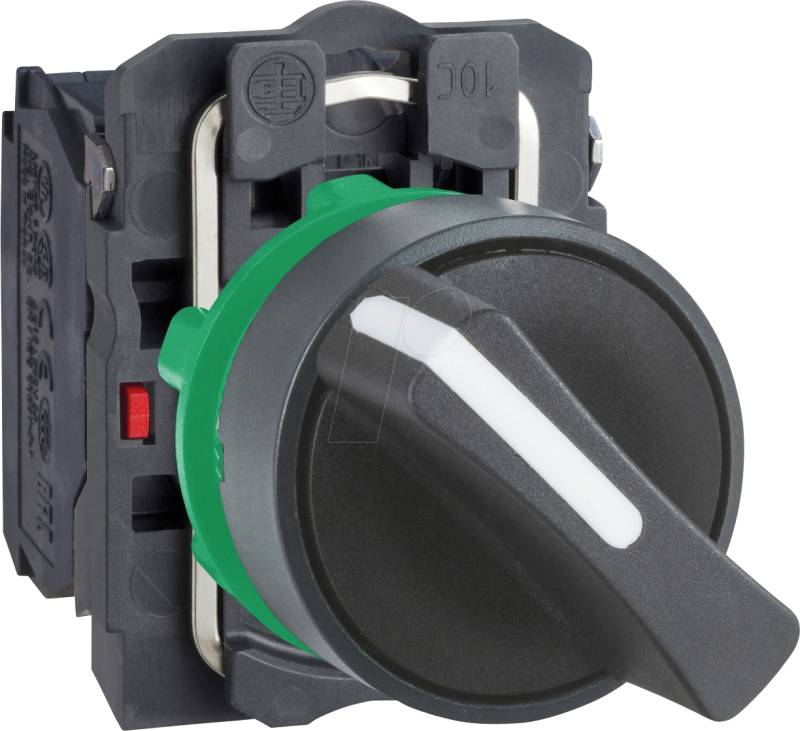 XB5AD25 - Wahlschalter, 22 mm, 2 Stellungen, rastend, 1 S + 1 Ö von Schneider Electric