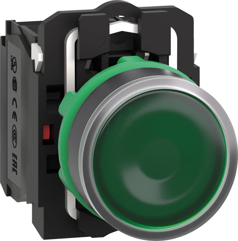 XB5AW33B5 - Leuchtdrucktaster, Harmony XB5, Kunststoff, grün, 22mm, 1S + 1Ö von Schneider Electric