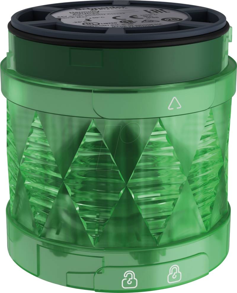 XVUC23 - LED-Leuchtelement, grün, Dauerlicht, 24V, für Signalsäule XVU von Schneider Electric