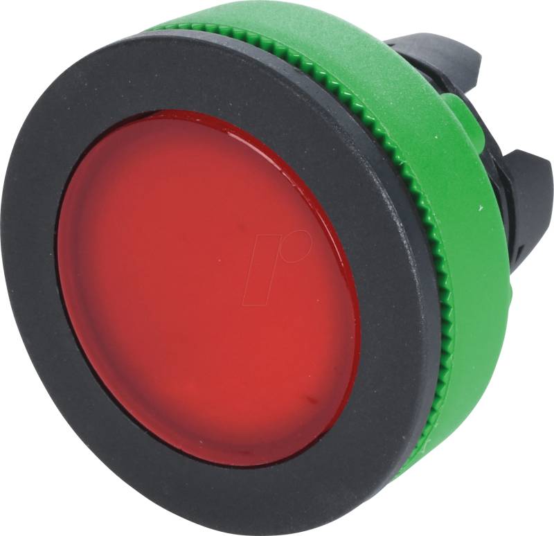 ZB5FV043 - Frontelement für Leuchtmelder XB5, rot von Schneider Electric