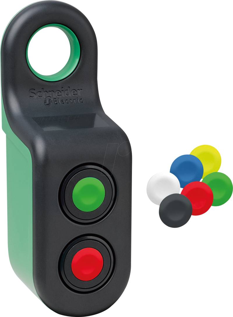ZBRM22A0 - Draht- und batterieloser Handschalter Harmony, 2 Drucktaster von Schneider Electric