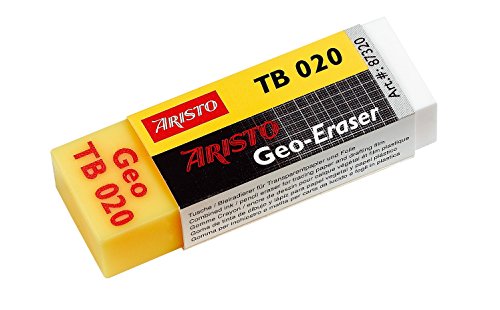 Radierer Plastik Geo TB020 von Aristo