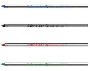 Schneider Minen Express 56 je 1 St. schwarz, blau, rot und grün von Schneider Novus