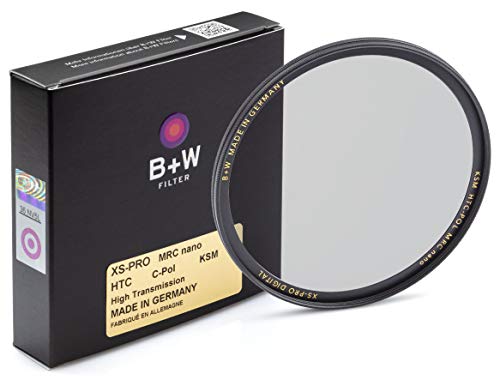 B+W Zirkularer Polarisationsfilter Käsemann (52mm, High Transmission, MRC Nano, XS-Pro, 16x vergütet, slim, Premium) von Schneider Optics
