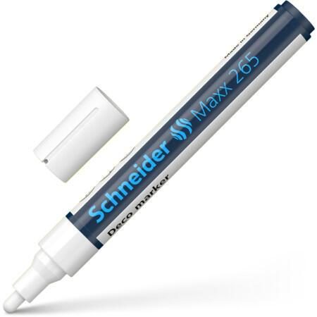 Schneider Maxx 265 Kreidemarker 2,0-3,0mm - weiß Schneider Maxx 265 Kreidemarker 2,0-3,0mm - weiß von Schneider