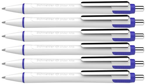 Schneider Schreibgeräte 6 St. Slider Xite 133286 Kugelschreiber 1mm Schreibfarbe: Blau N/A von Schneider Schreibgeräte