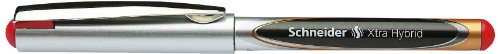 Schneider Schreibgeräte Tintenroller XTRA HYBRID 05, Metallclip, Soft-Grip, 0,5mm, rot von Schneider Schreibgeräte