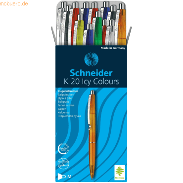 20 x Schneider Kugelschreiber K 20 Icy Colours sortiert 20 x Schneider Kugelschreiber K 20 Icy Colours sortiert von Schneider