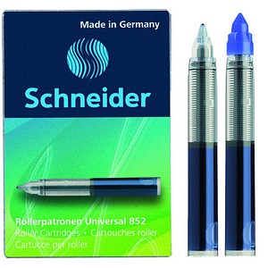 5 Schneider Universal 852 Tintenrollerminen königsblau von Schneider