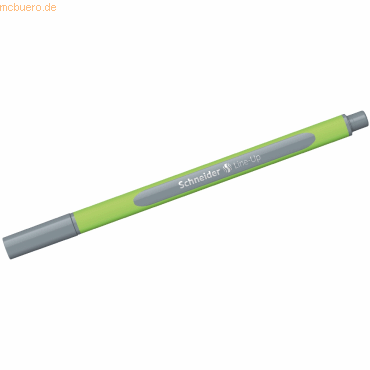 5 x Schneider Fineliner Line-Up 0,4 mm silver-grey von Schneider