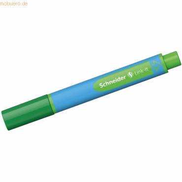 5 x Schneider Kugelschreiber Slider Link-It Kappenmodell XB grün von Schneider