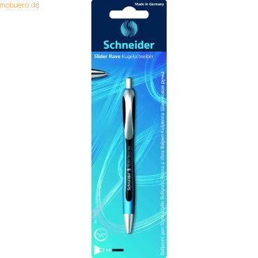 5 x Schneider Kugelschreiber Slider Rave Druckmechanik XB schwarz Blis 5 x Schneider Kugelschreiber Slider Rave Druckmechanik XB schwarz Blis von Schneider