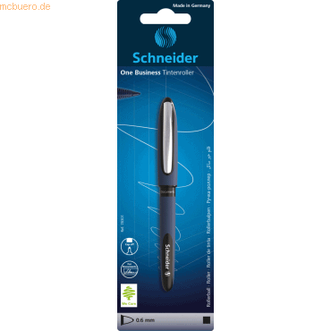 5 x Schneider Tintenkugelschreiber One Business 0,6mm schwarz Blisterv von Schneider