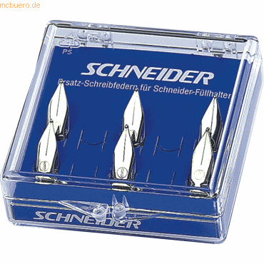 6 x Schneider Ersatzfeder M für Füllhalter Base 6 x Schneider Ersatzfeder M für Füllhalter Base von Schneider