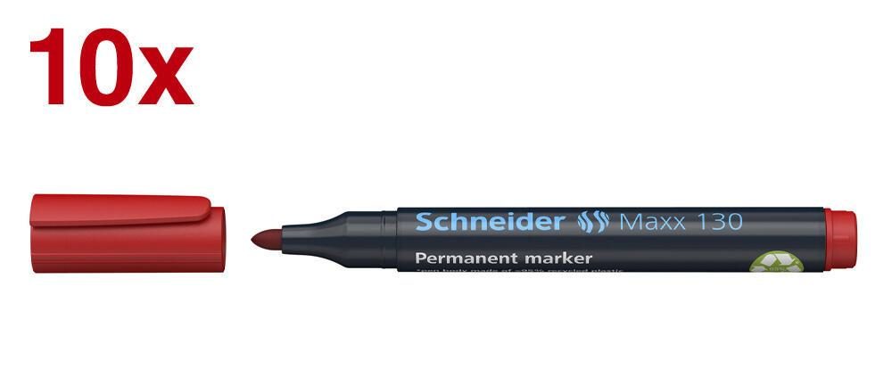Schneider Permanentmarker 1.0 - 3.0 mm Rot von Schneider