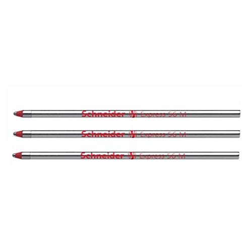 SCHNEIDER Express-Nachfüllpack, 56, mittlere Spitze, Rot, 3 Stück SCHNEIDER Express-Nachfüllpack, 56, mittlere Spitze, Rot, 3 Stück von Schneider