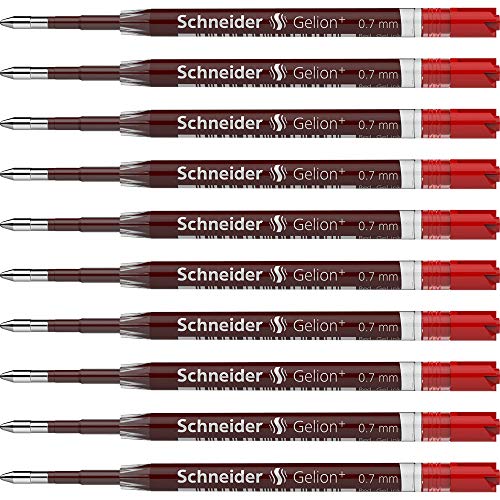 Schneider 103902 Gelion Plus Gelmine (Großraummine G2-Format) 10er Packung rot von Schneider