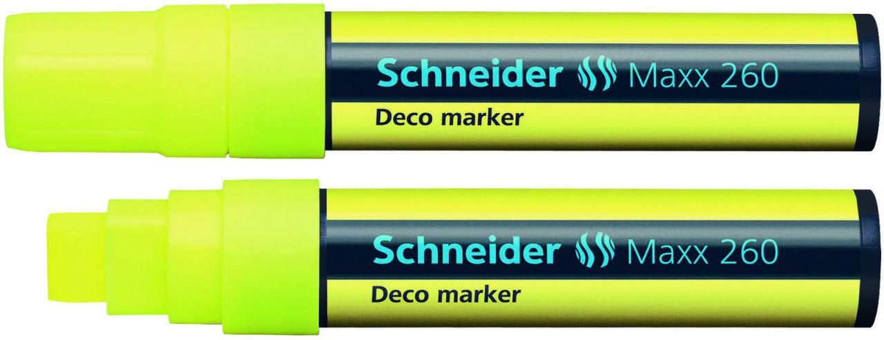 Schneider Kreidemarker Maxx 260 5.0 - 15.0 mm Gelb von Schneider
