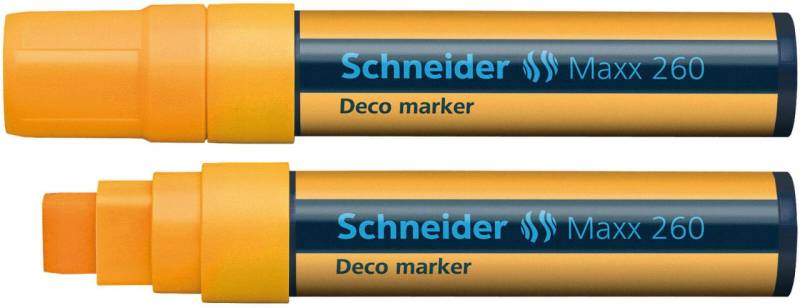 Schneider Maxx 260 Kreidemarker 5.0 - 15.0 mm Orange von Schneider