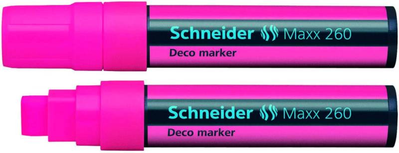 Schneider Maxx 260 Kreidemarker 5.0 - 15.0 mm Pink von Schneider