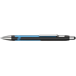 Schneider Kugelschreiber Epsilon schwarz Schreibfarbe blau, 1 St. von Schneider