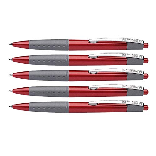 Schneider Kugelschreiber LOOX, Strichstärke M, 5 Stifte, rot von Schneider