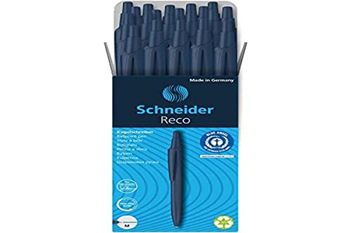 Schneider Kugelschreiber RECO – M, Deep Blue, Blau von Schneider