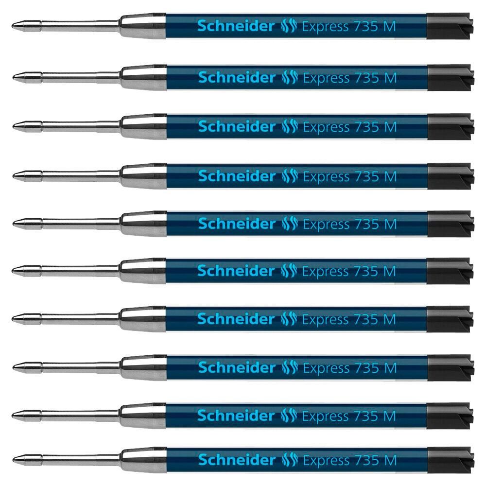 Schneider Kugelschreibermine Expressmine schwarz 735 M 10er 0.5 mm M (mittel)... von Schneider