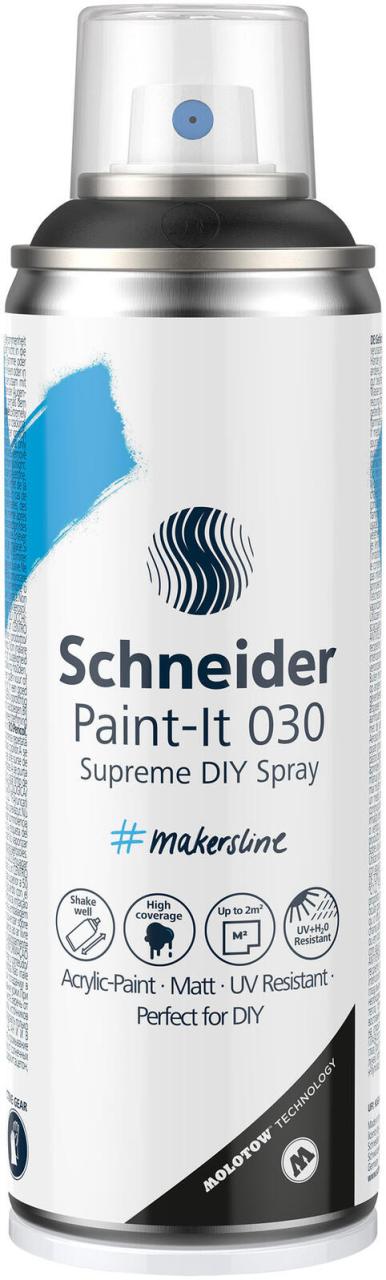 Schneider ML03050001 Acrylspray Sprühfarbe schwarz von Schneider