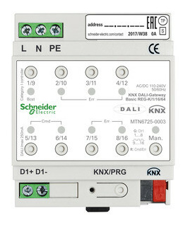 Schneider MTN6725-0003 KNX DALI-Gateway REG-K/1/16 von Schneider