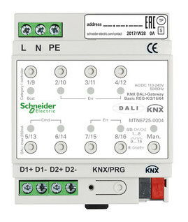 Schneider MTN6725-0004 KNX DALI-Gateway REG-K/2/16 von Schneider