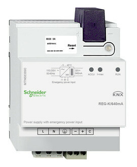 Schneider MTN683890 KNX Spannungsvers REG-K/640mA Schneider MTN683890 KNX Spannungsvers REG-K/640mA von Schneider