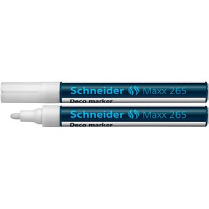 Schneider Maxx 265 Kreidemarker weiß 2,0 - 3,0 mm, 1 St. Schneider Maxx 265 Kreidemarker weiß 2,0 - 3,0 mm, 1 St. von Schneider
