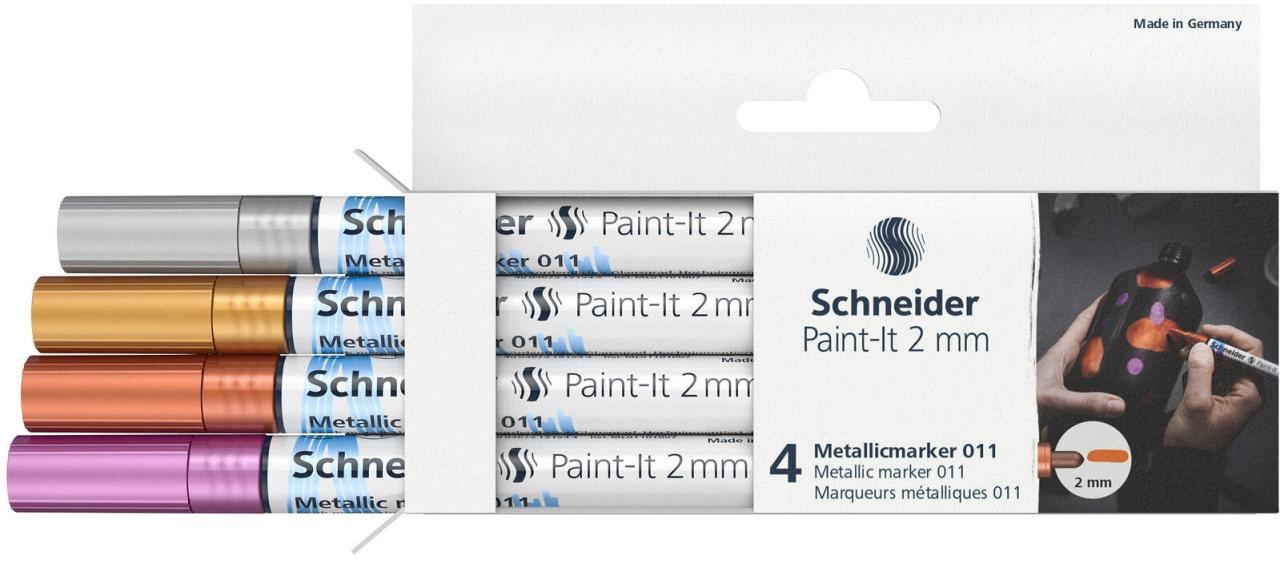 Schneider Metallicmarker 011 2.0 mm Mehrfarbig von Schneider