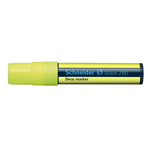 Schneider Novus 126005 Deco-Marker 260, 4+12 mm, gelb von Schneider