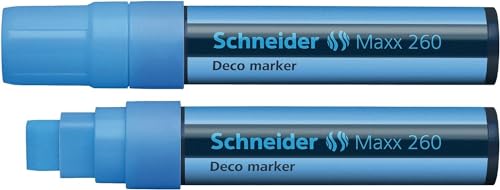 Schneider Novus 126010 Deco-Marker 260, 5+15 mm, hellblau von Schneider