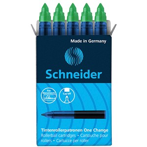 Schneider One Change Tintenrollerminen grün 0,6 mm 5 St. Schneider One Change Tintenrollerminen grün 0,6 mm 5 St. von Schneider