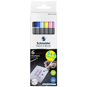 Schneider Paint-It 070 Filzstifte farbsortiert, 6 St. von Schneider
