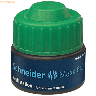 Schneider Permanentmarker Refill-Station 640 grün von Schneider