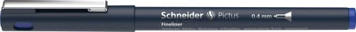 Schneider Pictus Fineliner Stift, 0,4 mm Linienbreite, blau von Schneider