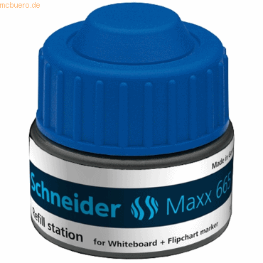Schneider Refillstation Maxx 665 für 290/293 30ml blau von Schneider