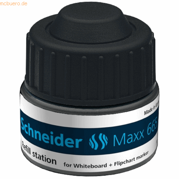 Schneider Refillstation Maxx 665 für 290/293 30ml schwarz Schneider Refillstation Maxx 665 für 290/293 30ml schwarz von Schneider