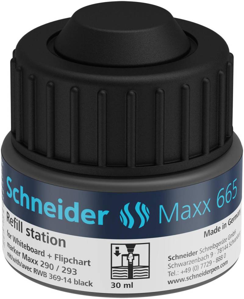 Schneider Nachfülltinte schwarz von Schneider