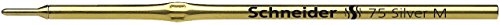 Schneider Schreibgeräte Ballpoint Pen Refill 75, Permanent, Medium, Silver von Schneider