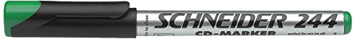 Schneider Schreibgeräte CD-Marker SCHNEIDER 244, permanente Cap-Off Tinte, 0,7 mm, grün Schneider Schreibgeräte CD-Marker SCHNEIDER 244, permanente Cap-Off Tinte, 0,7 mm, grün von Schneider