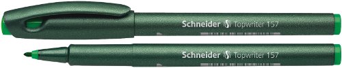 Schneider Schreibgeräte Faserschreiber Topwriter 157, 0,8 mm, grün von Schneider